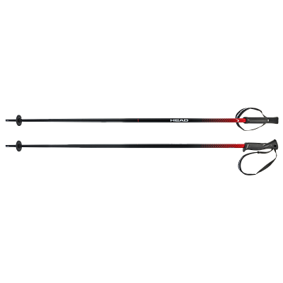 Превью  Палки горнолыжные HEAD Frontside Black/Red (381124)